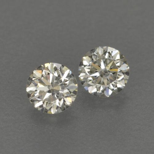 Gemme di Diamante K naturale da 0.17 ct, Taglio rotondo, VVS-VS