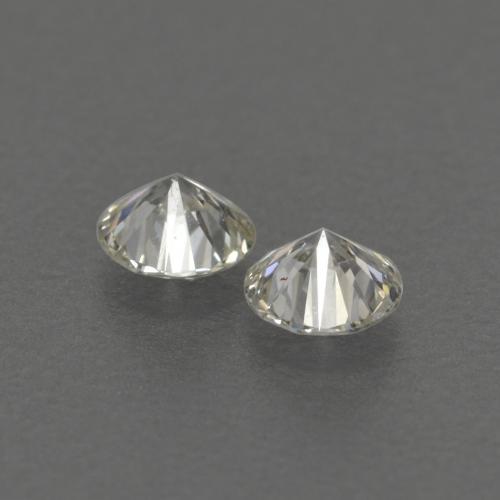 Gemme di Diamante Bianco caldo naturale da 0.12 ct, Taglio rotondo, VVS-VS