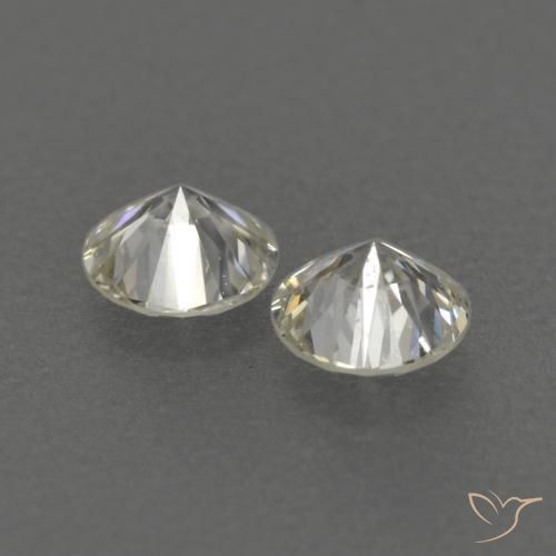 Gemme di Diamante K naturale da 0.20 ct, Rotondo, VVS-VS