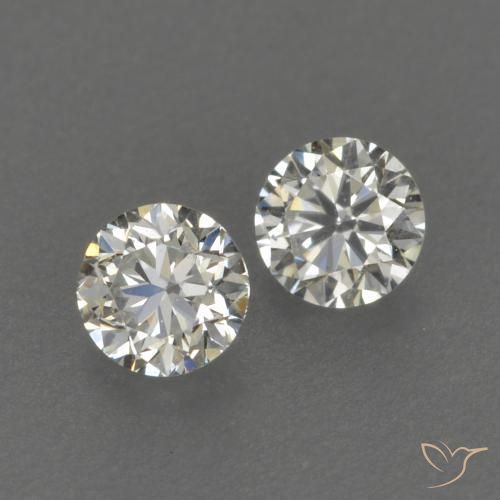 Gemme di Diamante I naturale da 0.19 ct, Rotondo, VVS-VS