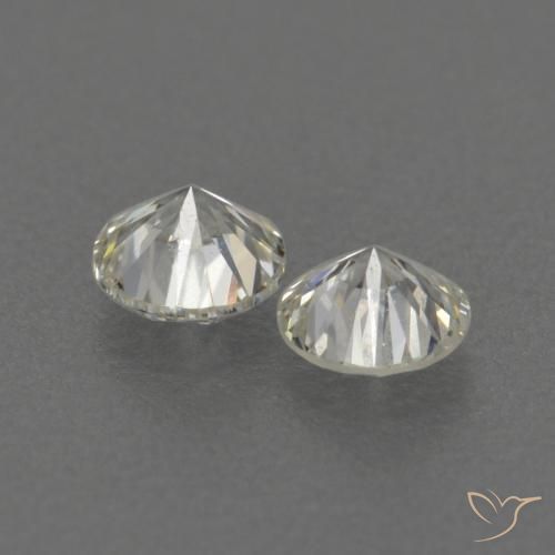 Gemme di Diamante I naturale da 0.19 ct, Rotondo, VVS-VS