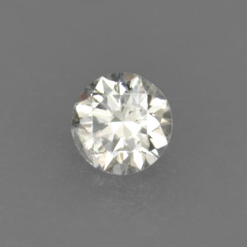 Diamante naturale bianco da 0,02 ct, taglio rotondo, VS
