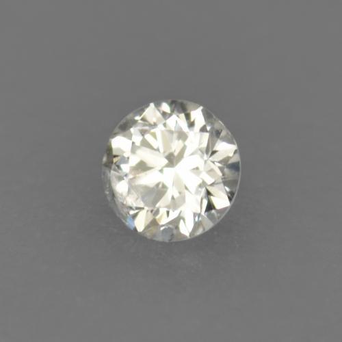 Diamante naturale bianco da 0,02 ct, taglio rotondo, VS