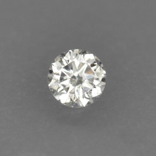 Diamante naturale bianco da 0,02 ct, taglio rotondo, VS