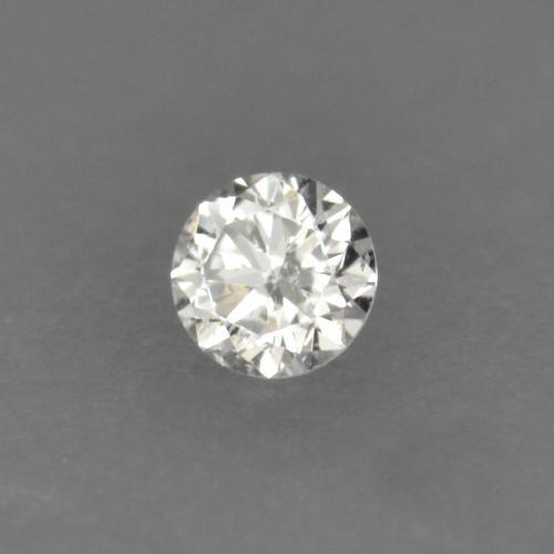 Diamante naturale bianco da 0,02 ct, taglio rotondo, VS