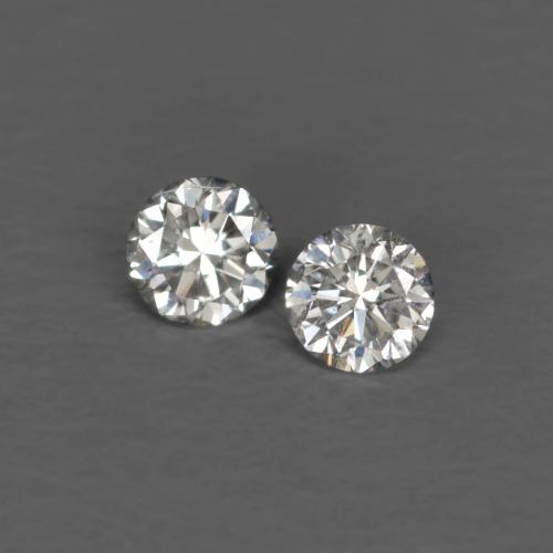 Gemme di Diamante Bianco caldo naturale da 0.03 ct, Taglio rotondo, VVS-VS