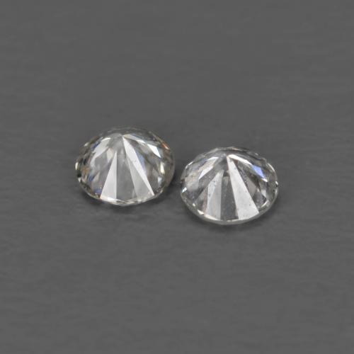 Gemme di Diamante Bianco caldo naturale da 0.03 ct, Taglio rotondo, VVS-VS