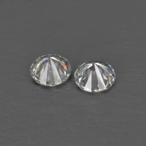 Gemme di Diamante Bianco caldo naturale da 0.03 ct, Taglio rotondo, VVS-VS
