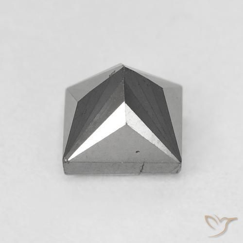 Diamante Nero naturale da 1.07 ct, Quadrato, Opaco
