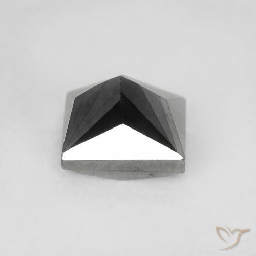 Diamante Nero naturale da 0.69 ct, Quadrato, Opaco
