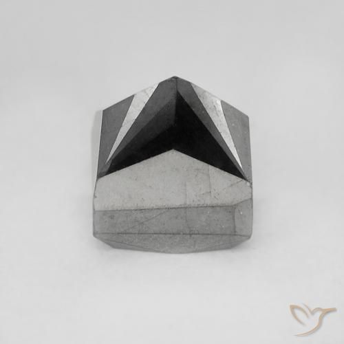 Diamante Nero naturale da 1.09 ct, Quadrato, Opaco