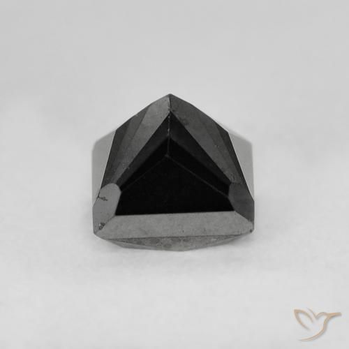 Diamante Nero naturale da 0.98 ct, Quadrato, Opaco