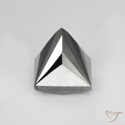 Diamante Nero naturale da 1.04 ct, Quadrato, Opaco