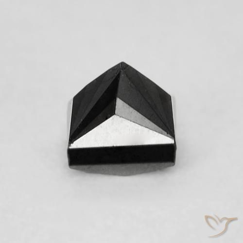 Diamante Nero naturale da 0.30 ct, Quadrato, Opaco