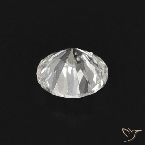 Diamante H naturale da 0.24 ct, Taglio rotondo, VS