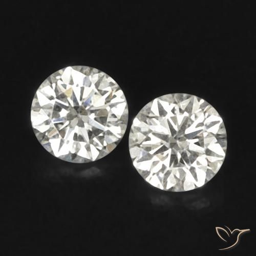 0.16ctw Naturale I Diamante, Rotondo, VVS-VS