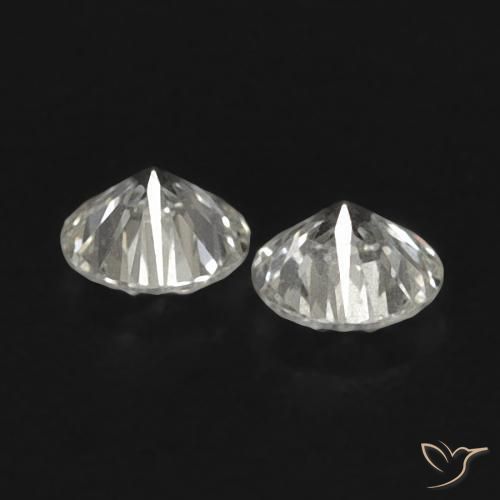 Gemme di Diamante I naturale da 0.16 ct, Rotondo, VVS-VS