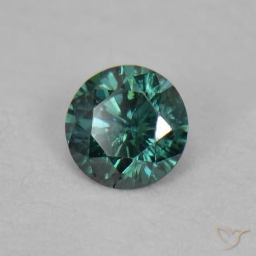 Diamante Verde naturale da 0.03 ct, Rotondo, VS