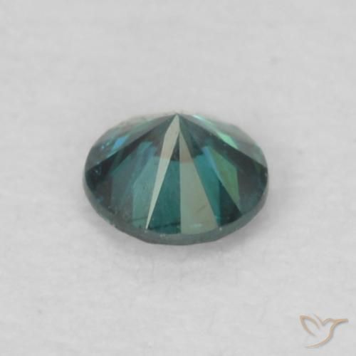 Diamante Blu naturale da 0.07 ct, Rotondo, VS