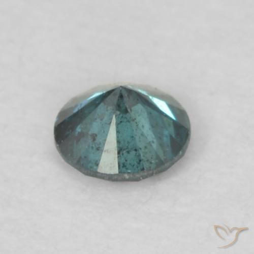 Diamante Blu naturale da 0.07 ct, Rotondo, VS