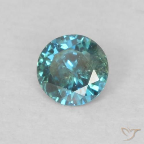 Diamante Blu naturale da 0.05 ct, Rotondo, VS-SI