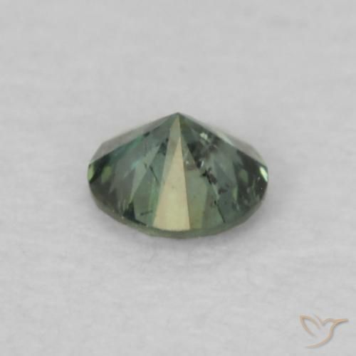Diamante Verde naturale da 0.05 ct, Rotondo, VS