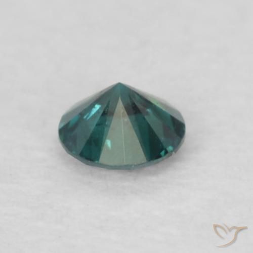 Diamante Blu naturale da 0.06 ct, Rotondo, VS