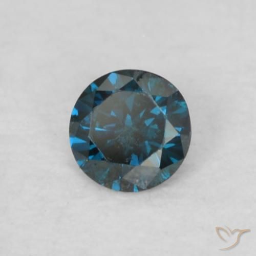 Diamante Blu naturale da 0.05 ct, Rotondo, VS