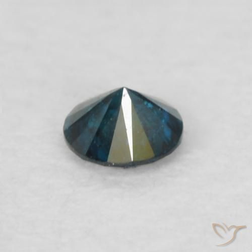 Diamante Blu naturale da 0.05 ct, Rotondo, VS
