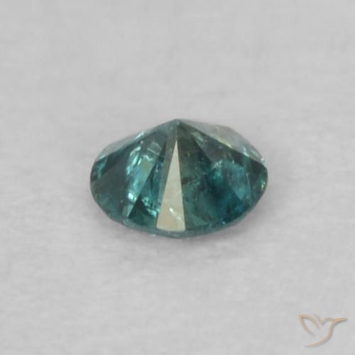 Diamante Verde naturale da 0.05 ct, Rotondo, VS-SI