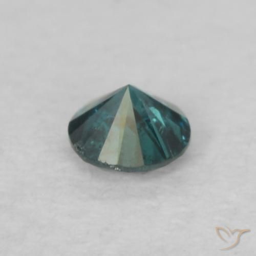 Diamante Blu naturale da 0.05 ct, Rotondo, VS-SI