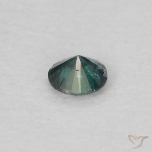 Diamante Blu naturale da 0.03 ct, Rotondo, VS-SI