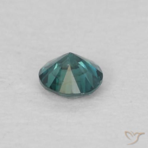 Diamante Verde naturale da 0.04 ct, Rotondo, VS-SI