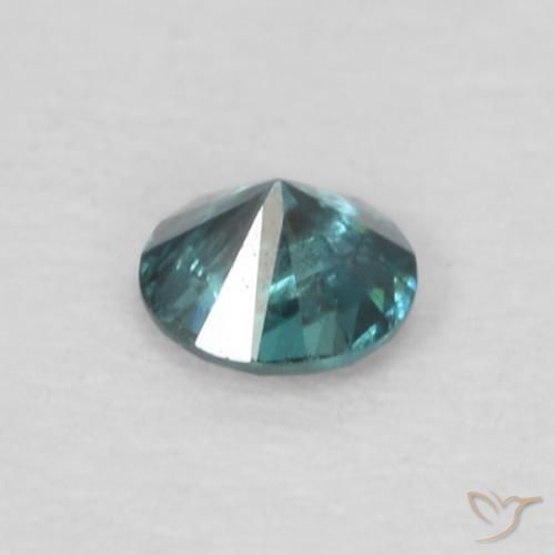 Diamante Blu naturale da 0.06 ct, Rotondo, VS-SI
