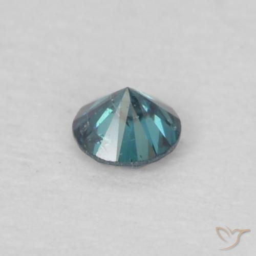 Diamante Verde naturale da 0.04 ct, Rotondo, VS-SI
