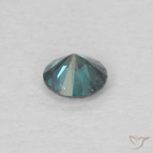 Diamante Verde naturale da 0.03 ct, Rotondo, VS-SI