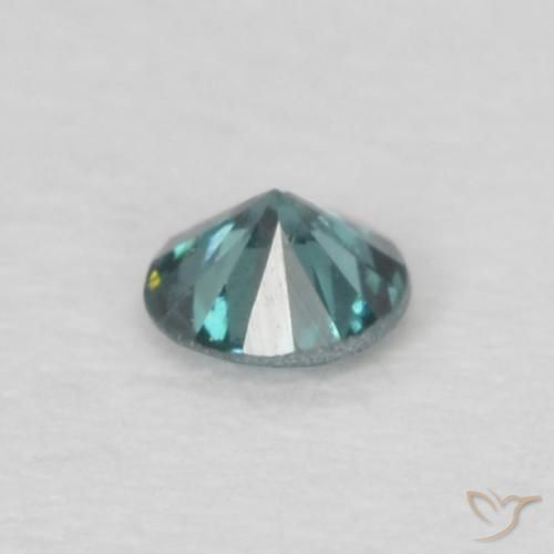 Diamante Blu naturale da 0.05 ct, Rotondo, VS-SI