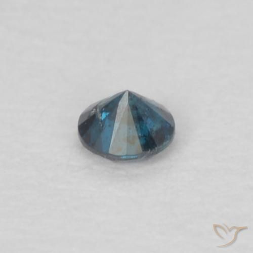 Diamante Blu naturale da 0.04 ct, Rotondo, VS-SI