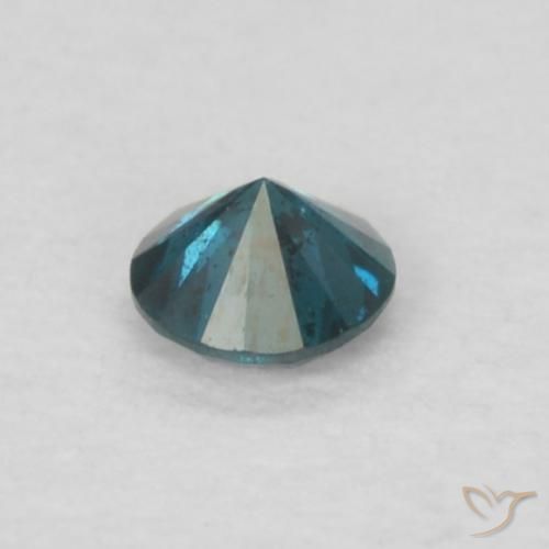Diamante Blu naturale da 0.05 ct, Rotondo, VS