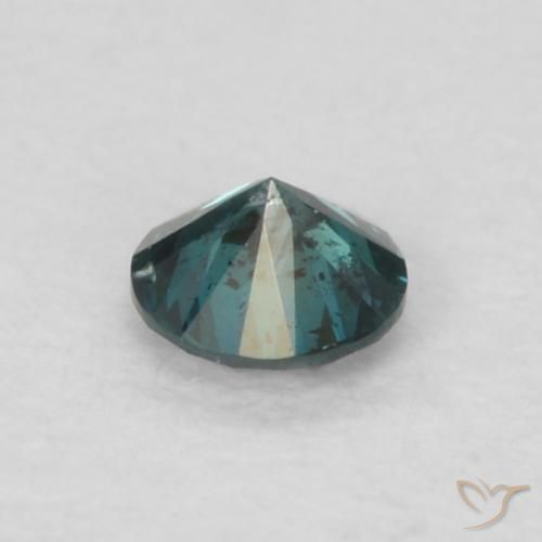 Diamante Blu naturale da 0.06 ct, Rotondo, VS