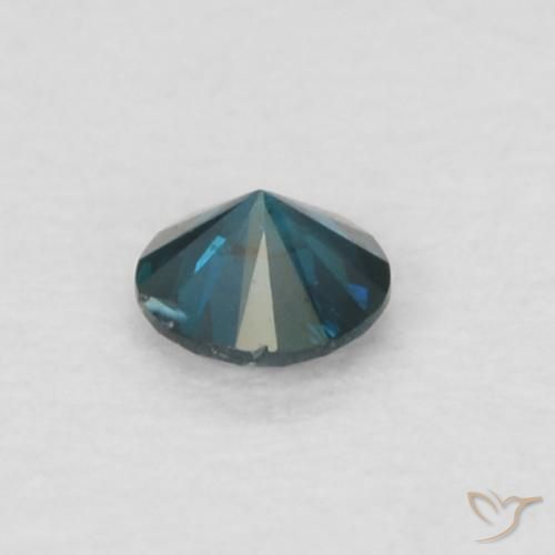 Diamante Blu naturale da 0.05 ct, Rotondo, VS