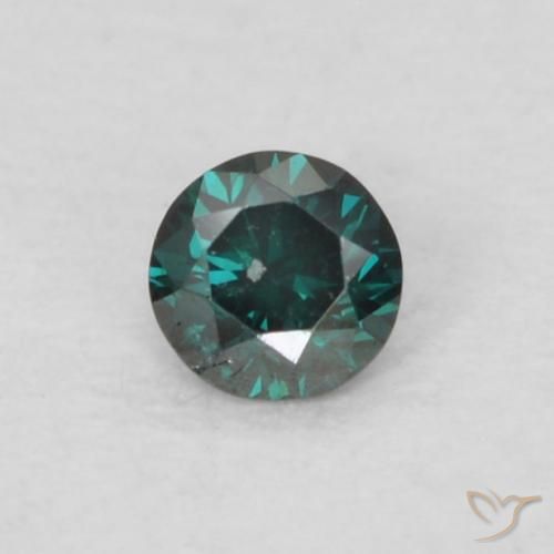0.05ct Naturale Verde Diamante, Rotondo, VS