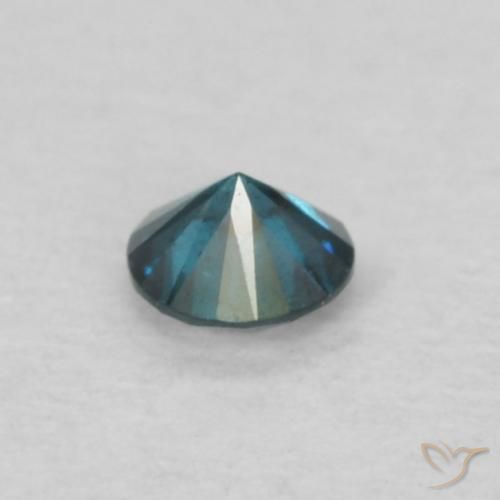 Diamante Blu naturale da 0.05 ct, Rotondo, VS