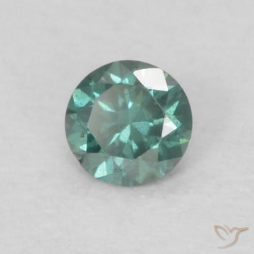 Diamante Verde naturale da 0.06 ct, Rotondo, VS