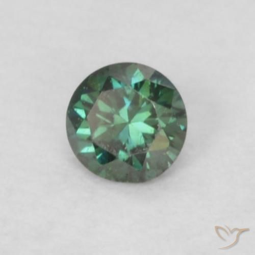 Diamante Verde naturale da 0.05 ct, Rotondo, VS
