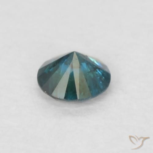 Diamante Blu naturale da 0.06 ct, Rotondo, VS