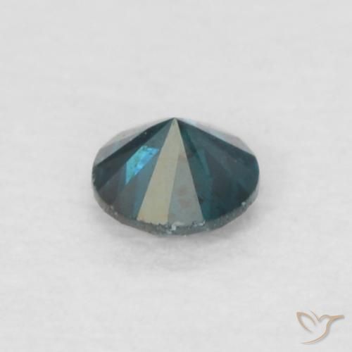 Diamante Blu naturale da 0.05 ct, Rotondo, VS