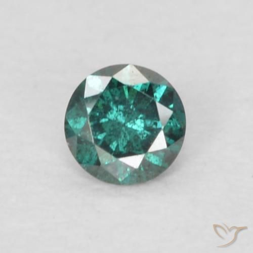 0.05ct Naturale Verde Diamante, Rotondo, VS