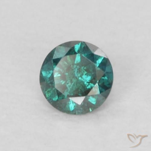 Diamante Verde naturale da 0.05 ct, Rotondo, VS