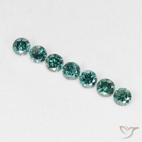 0.04ct Naturale Verde Diamante, Rotondo, VVS-VS